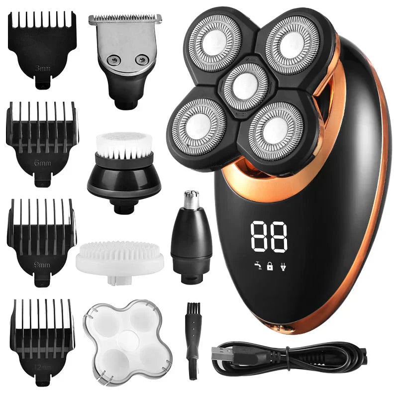 Charly | Men's Waterproof Rotary Shaver & Trimmer
