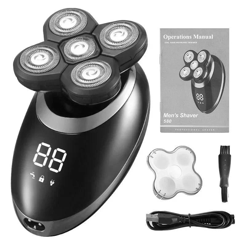 Charly | Men's Waterproof Rotary Shaver & Trimmer