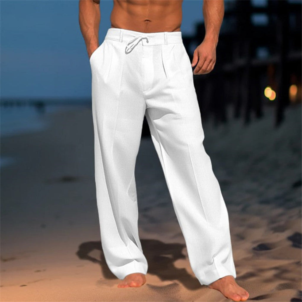 Charly | Men's Wide Leg Drawstring Trousers