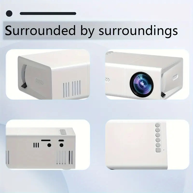 Charly | Mini Portable LED Projector for Home & Office