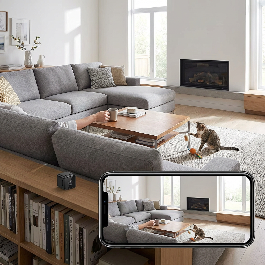 Charly | Mini Wireless Security Camera with App Control