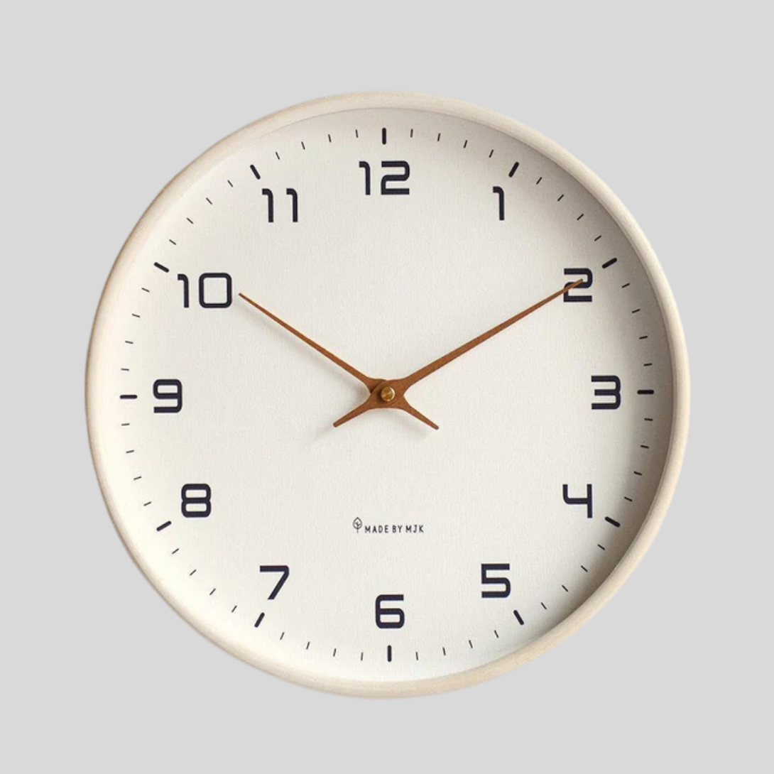Charly | Minimalist Wall Clock with Silent Quartz Movement