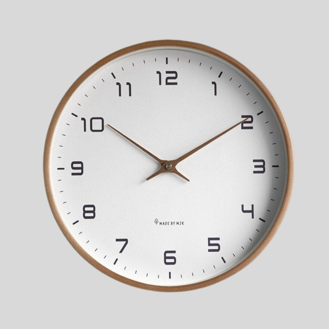 Charly | Minimalist Wall Clock with Silent Quartz Movement