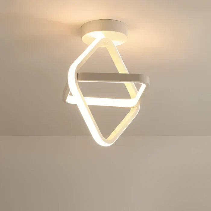 Charly | Modern LED Ceiling Lamp - Double Ring Design