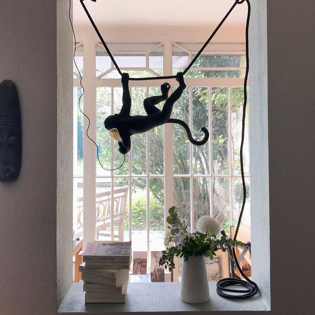 Charly | Monkey Pendant Light | Sculptural Design Object