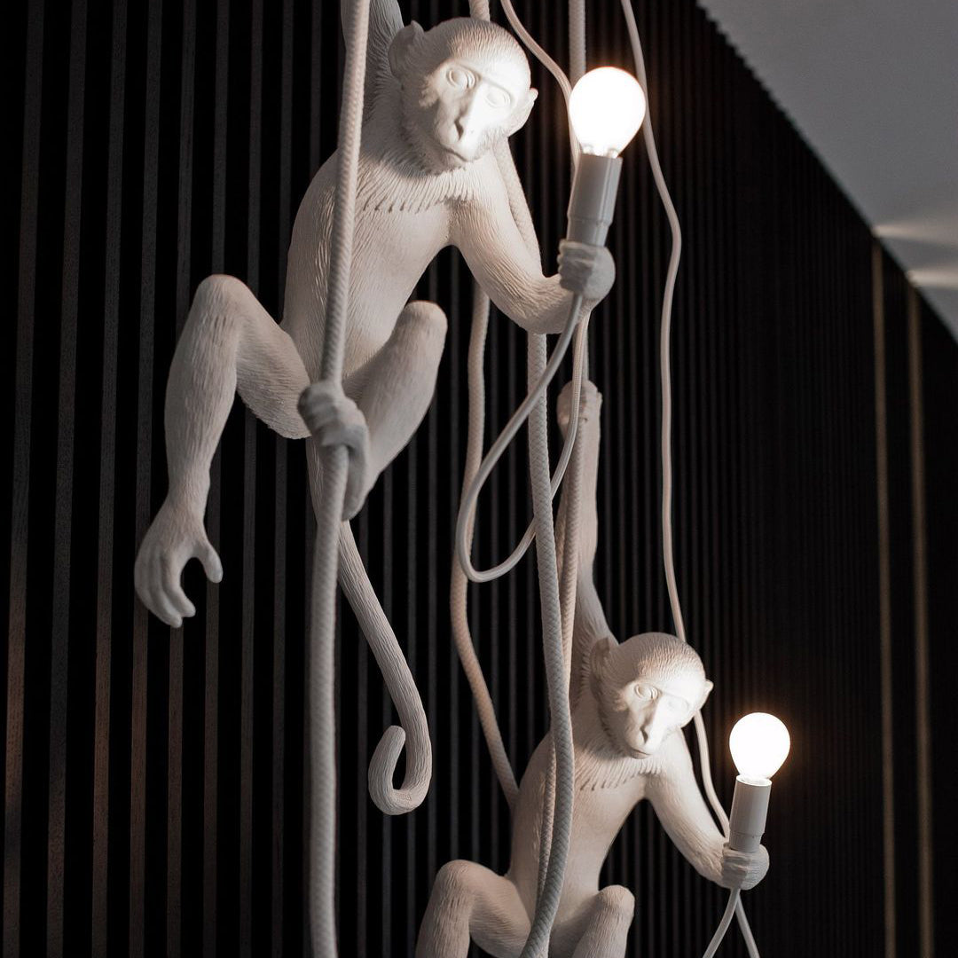 Charly | Monkey Pendant Light | Sculptural Design Object