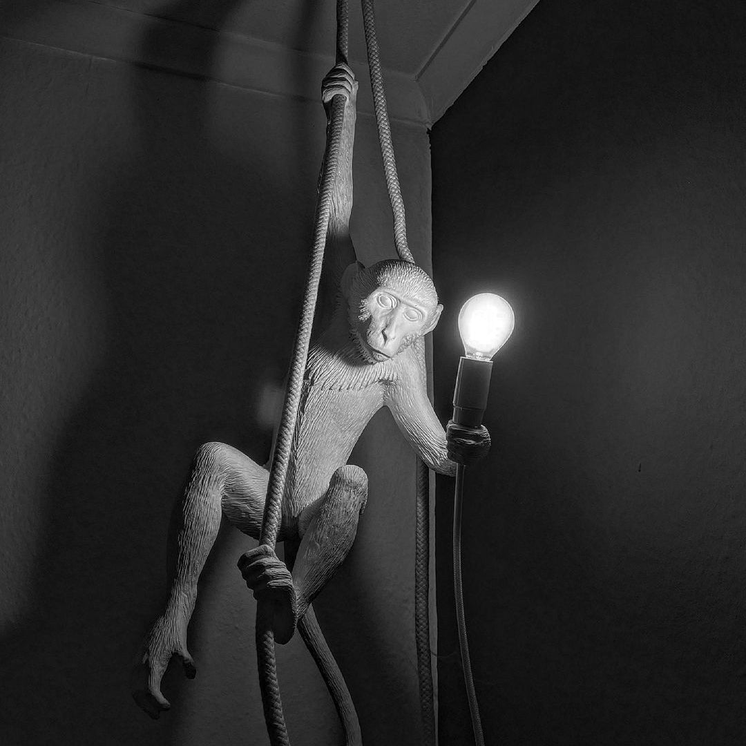 Charly | Monkey Pendant Light | Sculptural Design Object