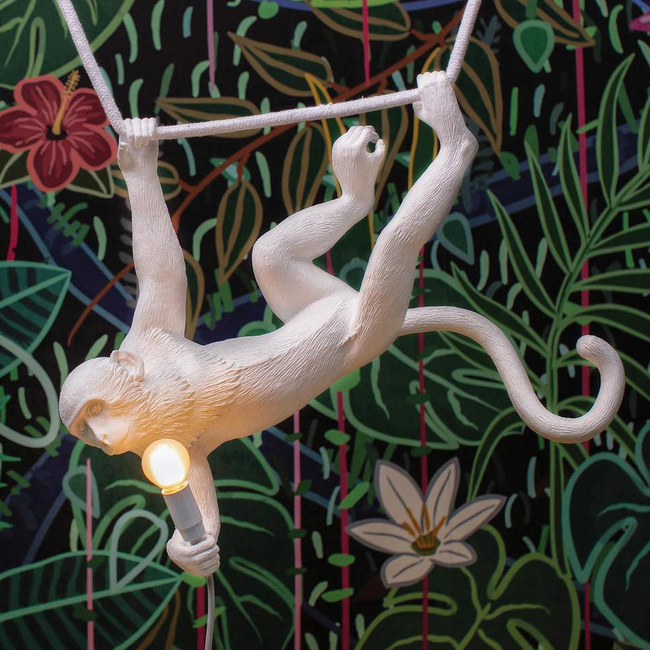 Charly | Monkey Pendant Light | Sculptural Design Object