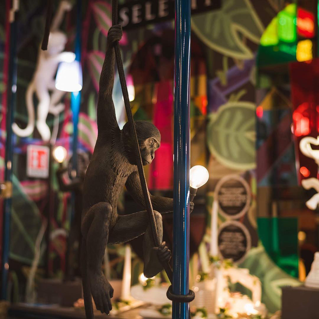 Charly | Monkey Pendant Light | Sculptural Design Object