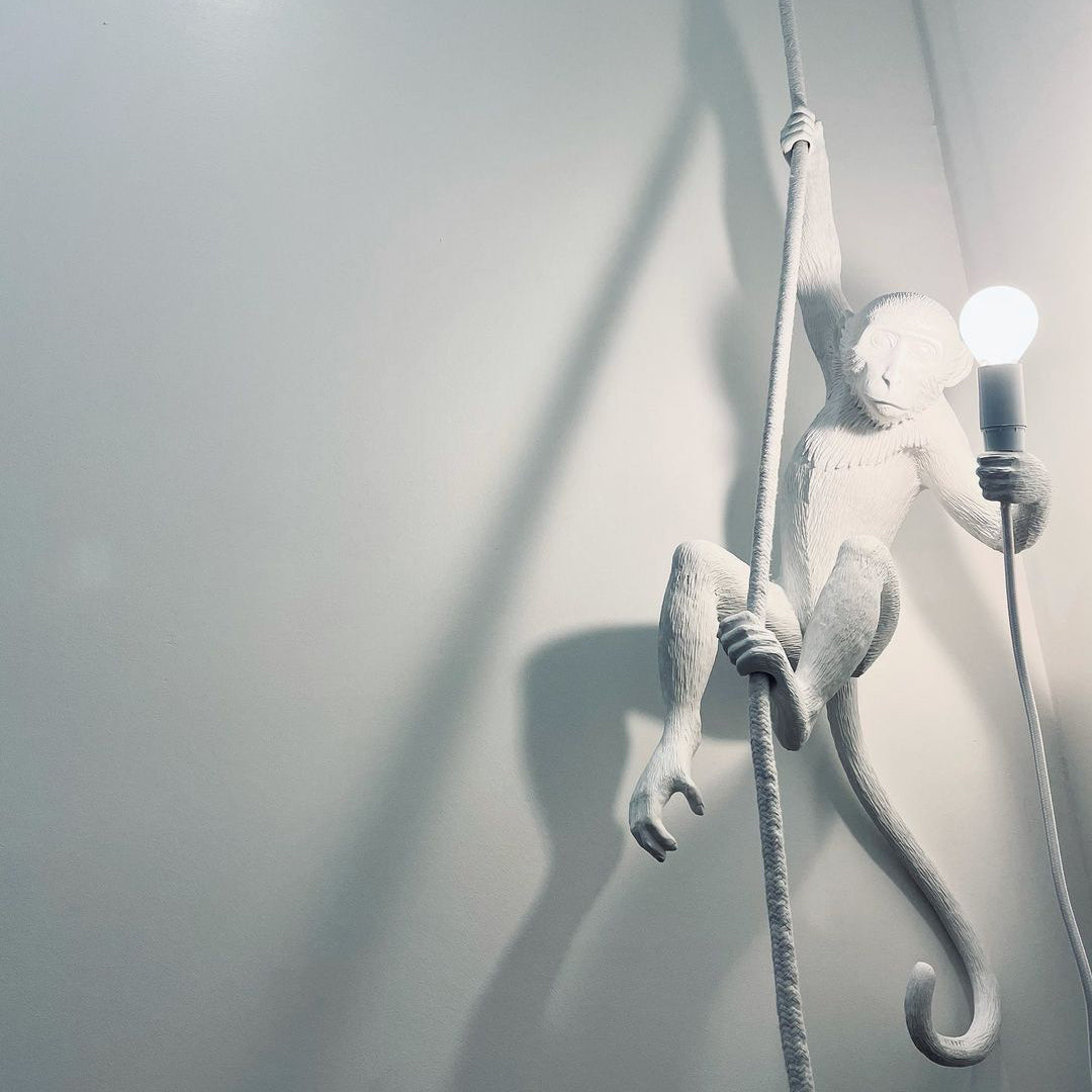 Charly | Monkey Pendant Light | Sculptural Design Object