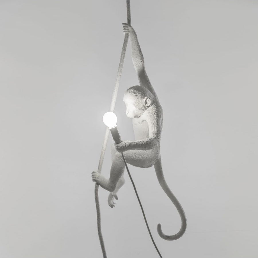 Charly | Monkey Pendant Light | Sculptural Design Object