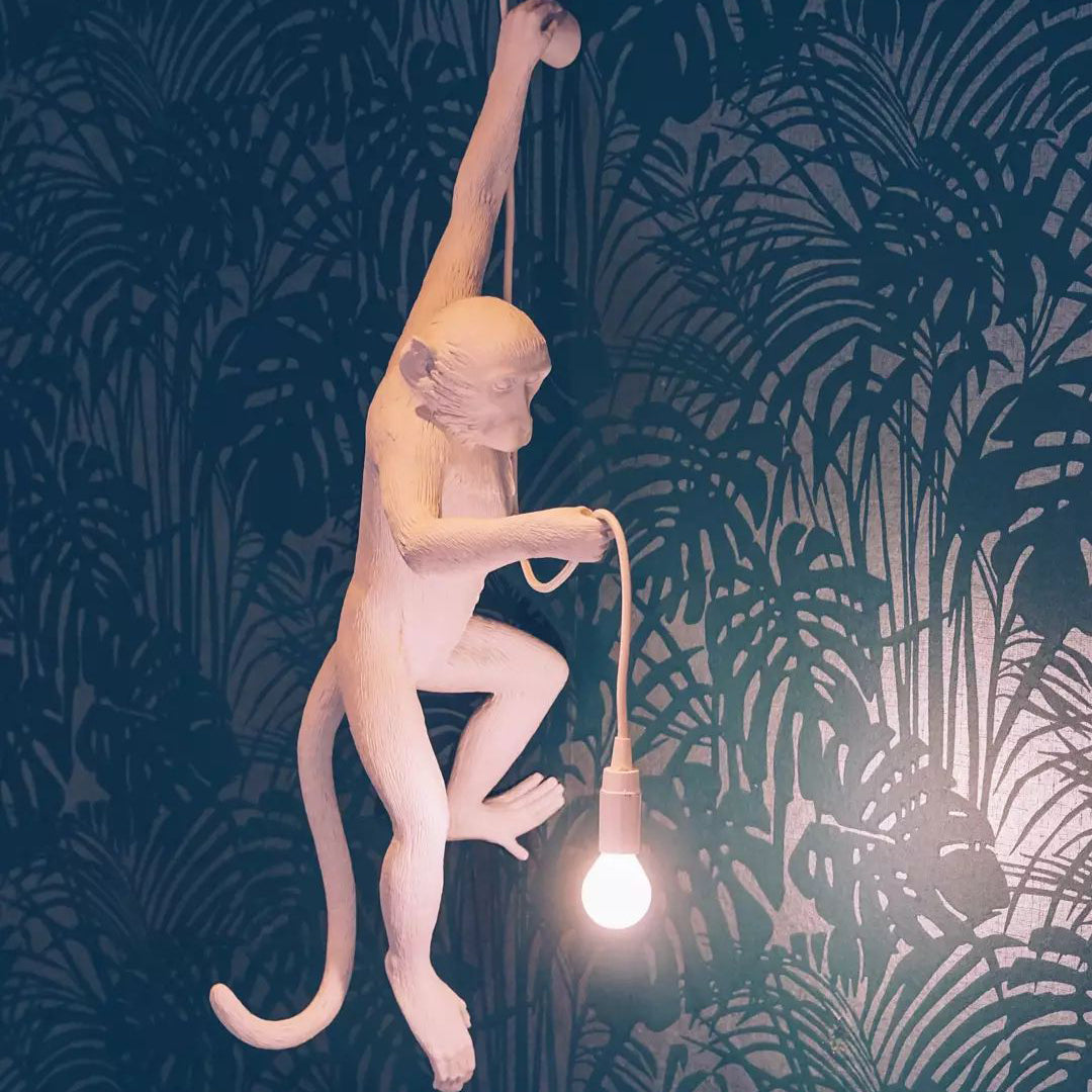 Charly | Monkey Pendant Light | Sculptural Design Object