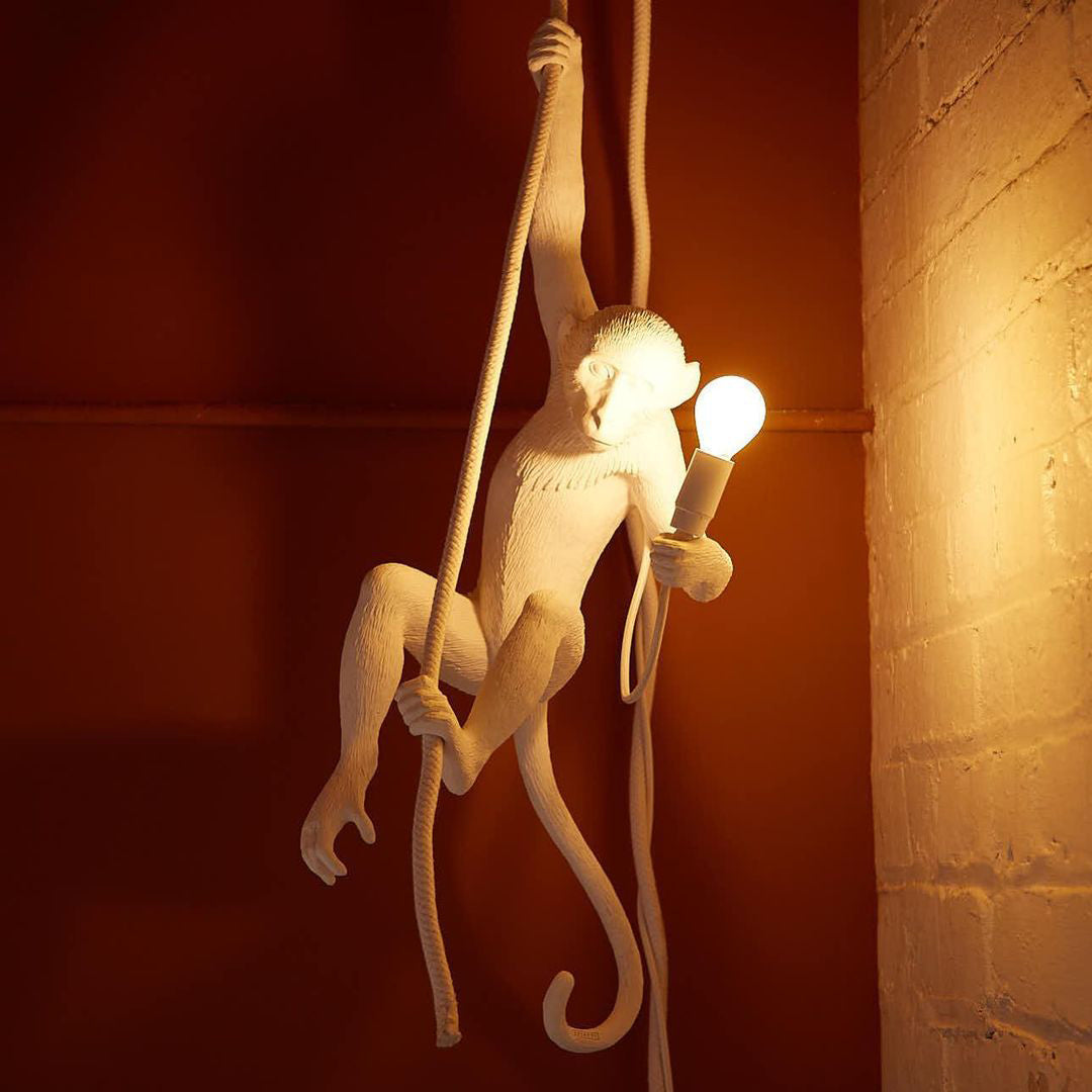 Charly | Monkey Pendant Light | Sculptural Design Object