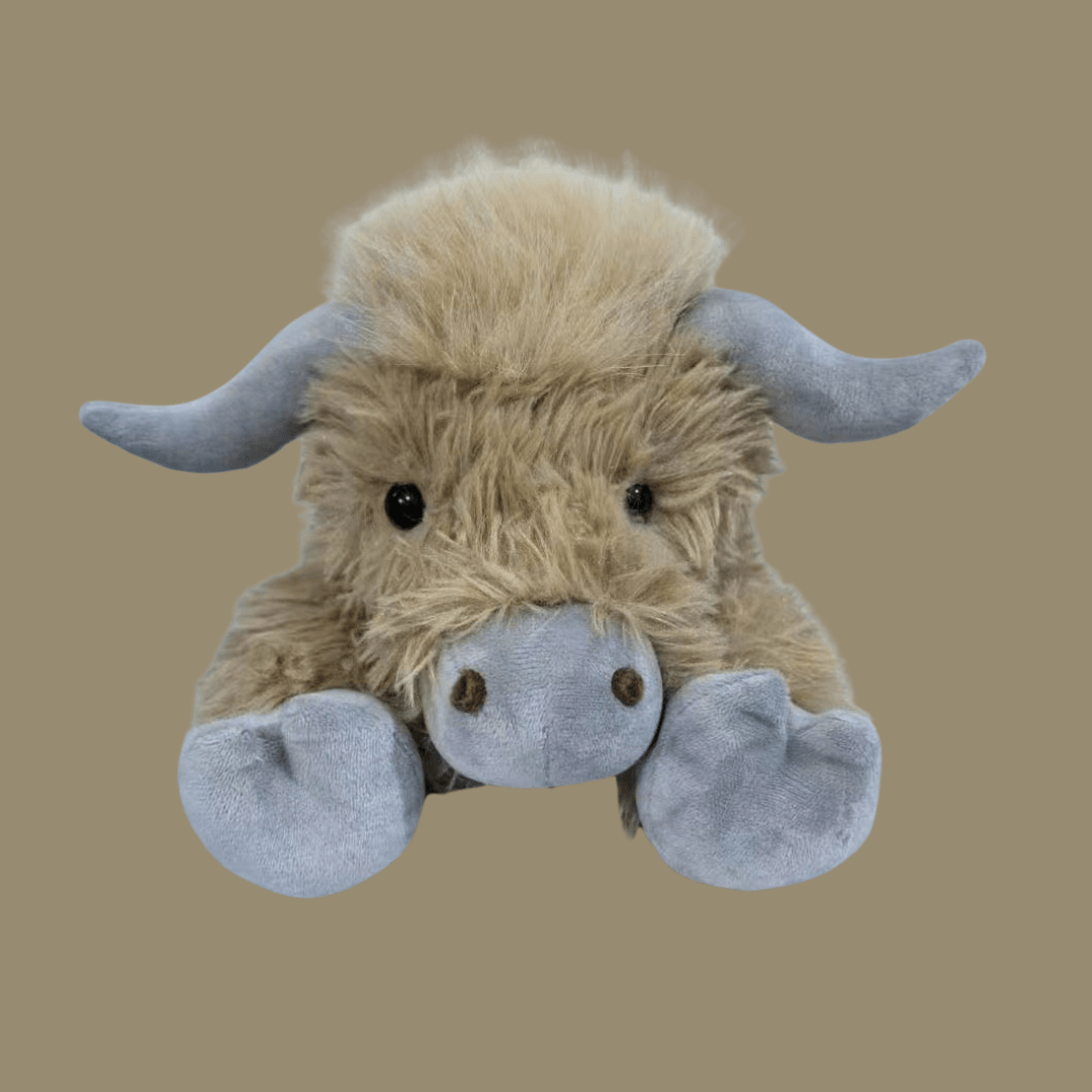 Charly | MOOLETTE – Lovable Highland Cow Plush with Cozy, Huggable Design