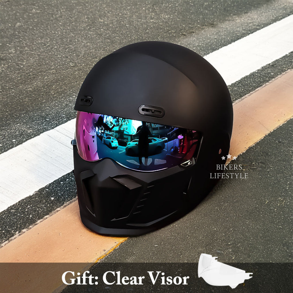 Charly | Motorcycle Full Face Helmet with Chin Guard