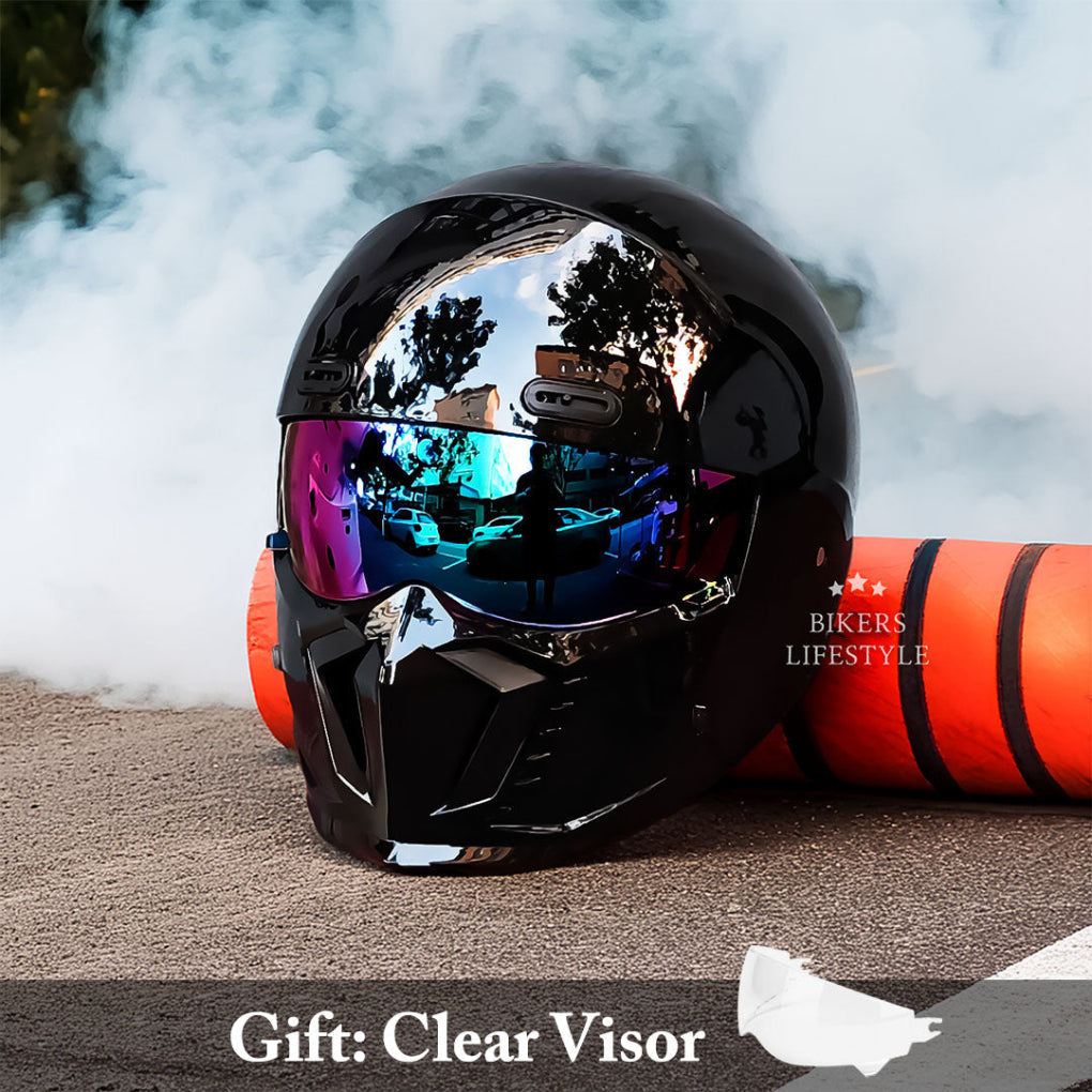 Charly | Motorcycle Full Face Helmet with Chin Guard
