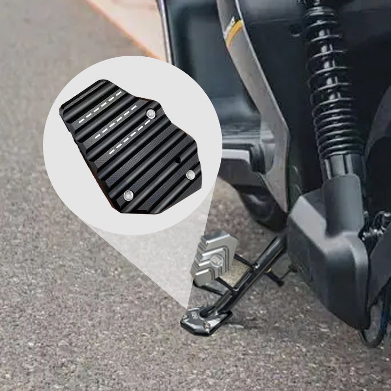 Charly | Motorcycle kickstand foot side stand extension pad
