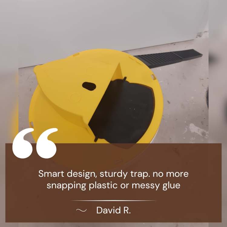 Charly | Mouse Trap Multi-Catch | Automatic Tilting Function | Safe for Children and Pets