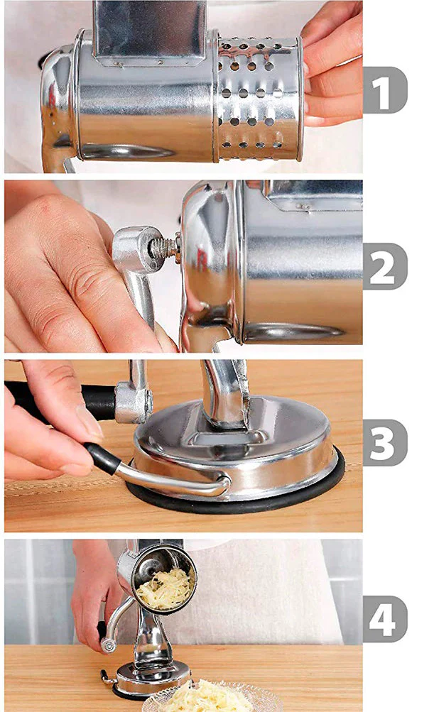 Charly | Multi-Functional Kitchen Rotary Food Grater Slicer
