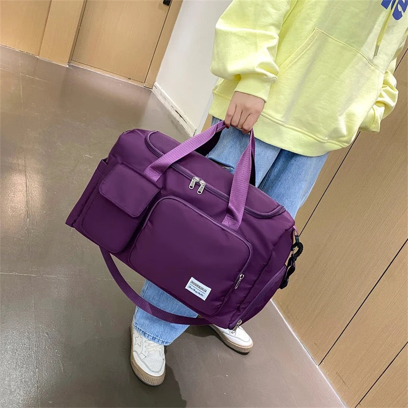 Charly | Multi-pocket travel bag, sports and gym bag with separate shoe compartment