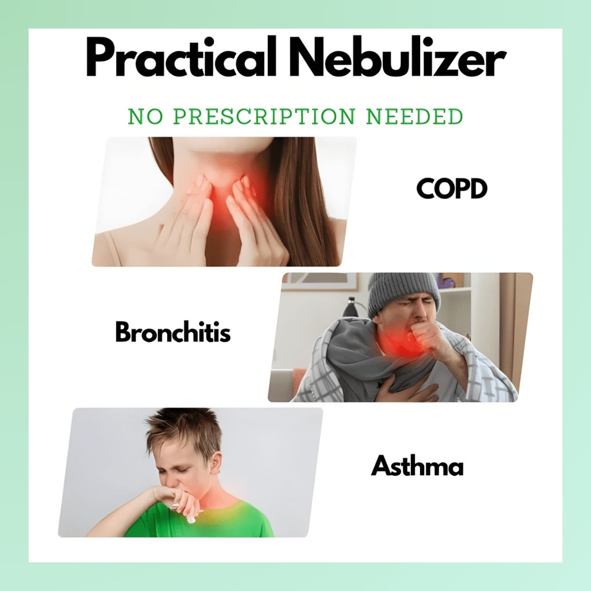 Charly | Nebulizer for Asthma Relief | Compact Handheld Inhaler for Home & Travel