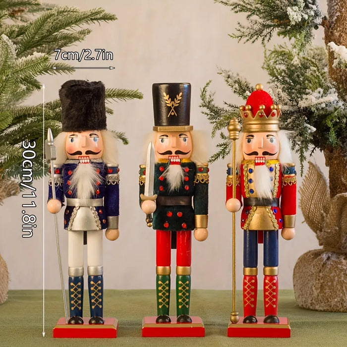 Charly | NutcrackerJoy - Wooden Nutcracker Soldier Figure for Timeless Christmas Charm