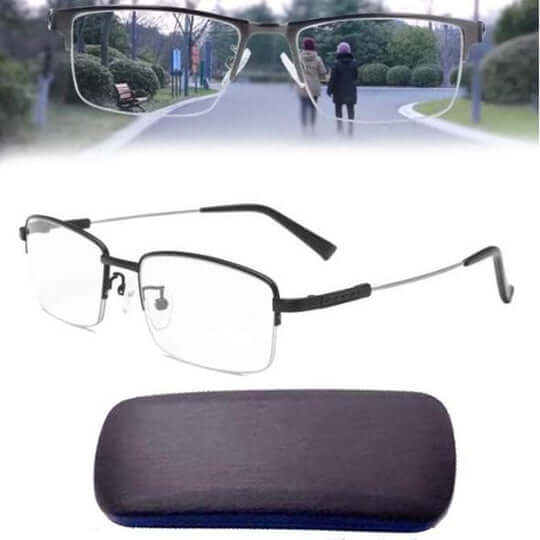 Charly | Optivista Intelligent Progressive Glasses | Automatic Field of Vision Adjustment & Blue Filter