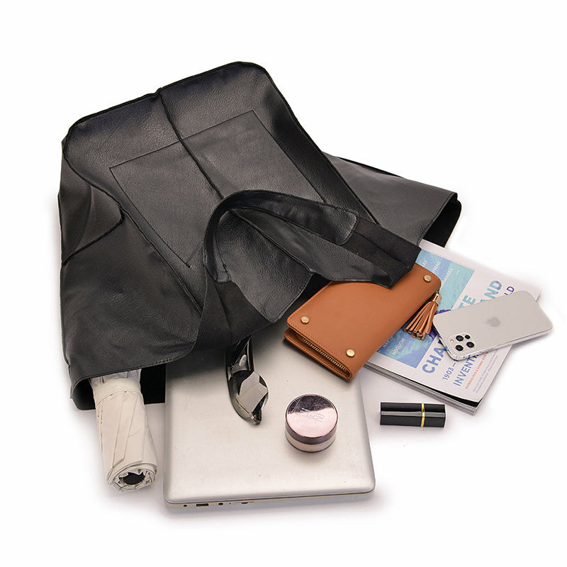 Charly | Oversized Leather Weekend Bags