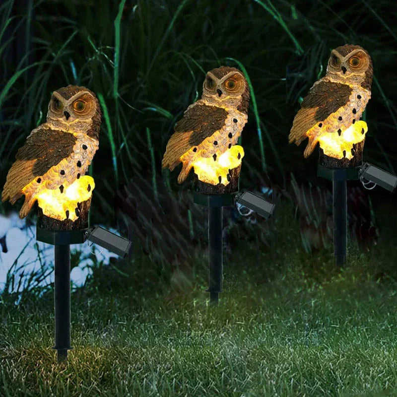 Charly | Owl Garden Lamp with Solar Energy - OwlGlow