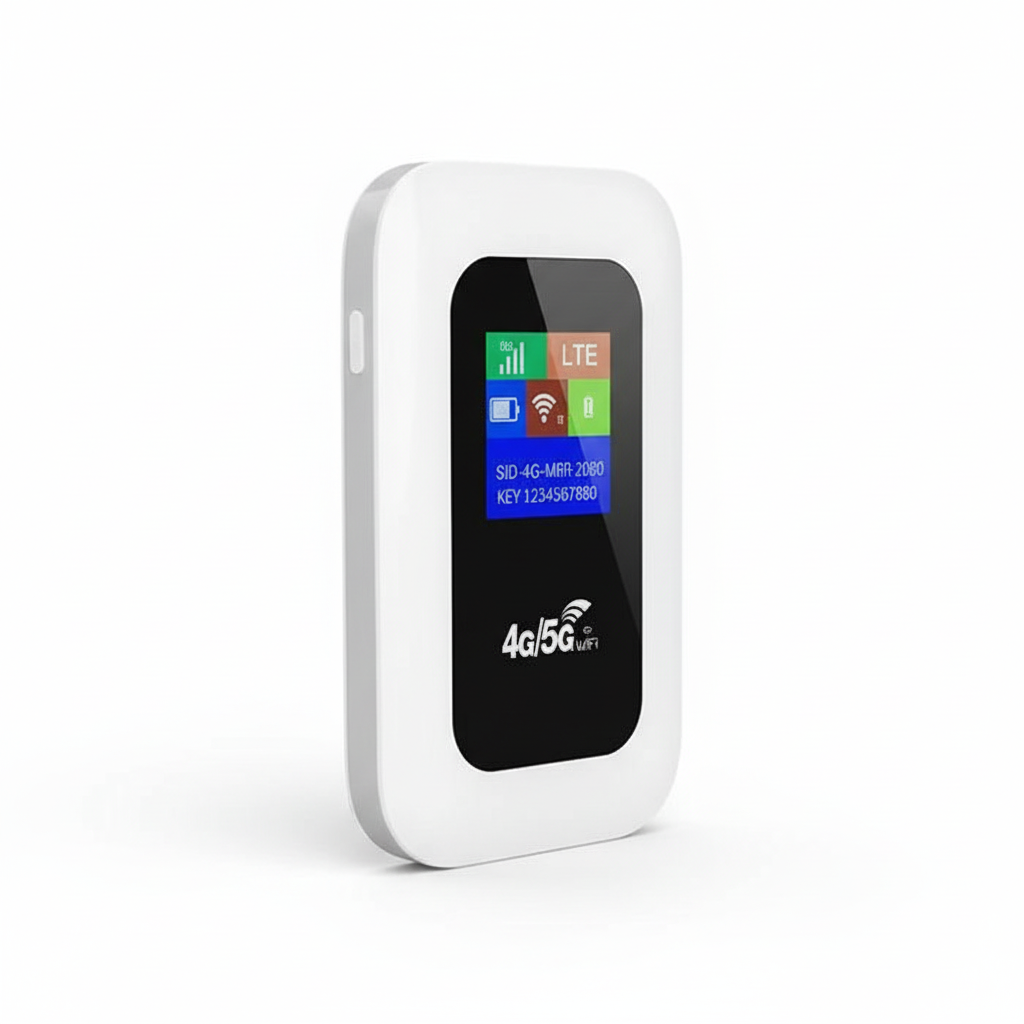 Charly | Portable 5G Wi-Fi Router | Secure, High-Speed Connection for Travel & Home Use