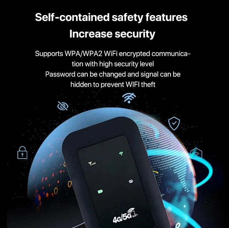 Charly | Portable 5G WiFi Router – High-Speed Mobile Wireless Internet Hotspot