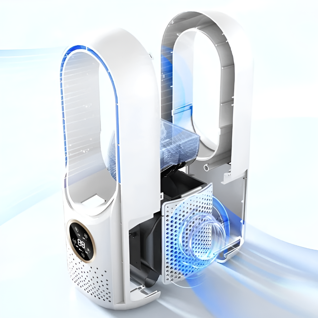 Charly | Portable Bladeless Air Cooler Fan