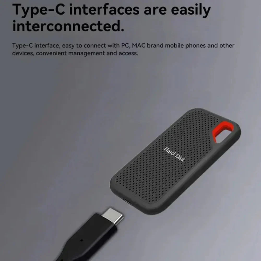Charly | Portable External SSD Drive High Speed Data Transfer Shockproof Storage