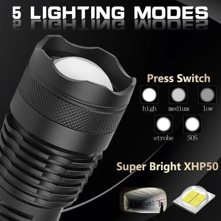 Charly | Powerful 90000 Lumens LED Flashlights – The best flashlight for any adventure