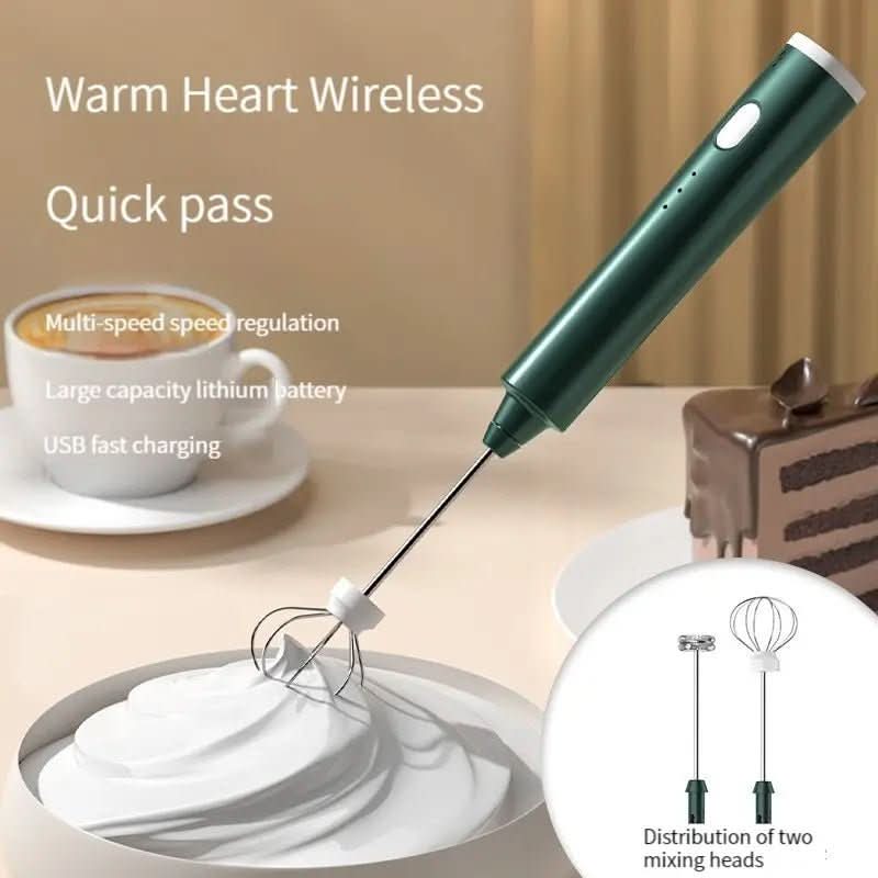 Charly | Powerful Mini Hand Mixer for Kitchen and Coffee