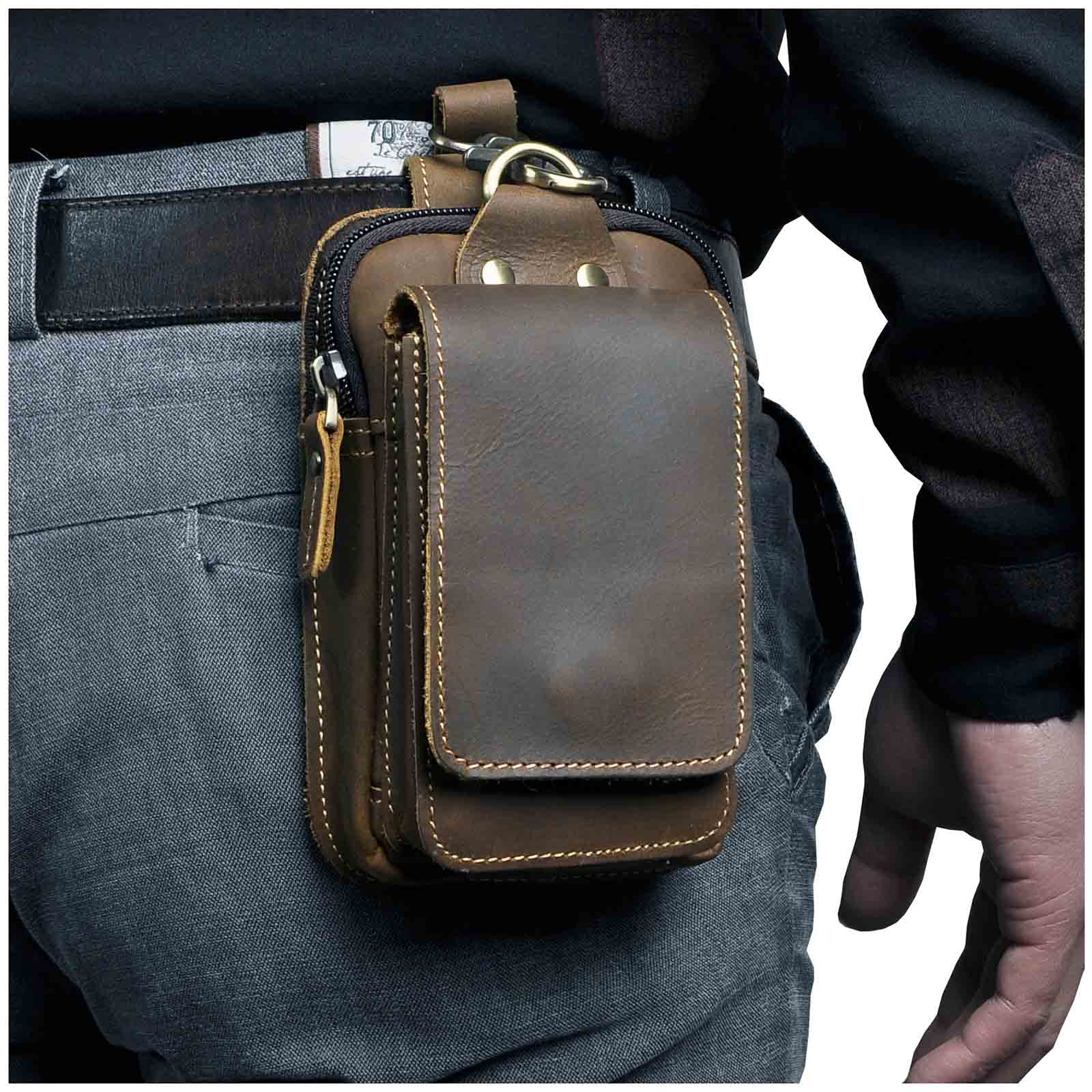 Charly | Premium Leather Men's Waist Bag