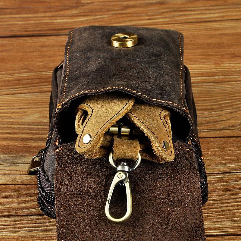 Charly | Premium Leather Men's Waist Bag
