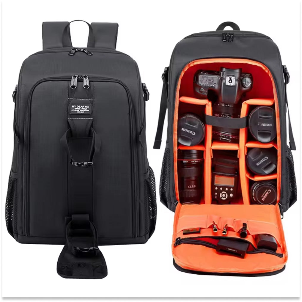 Charly | Professional Camera Bag Backpack - Waterproof, Spacious, and Ideal for DSLR Gear