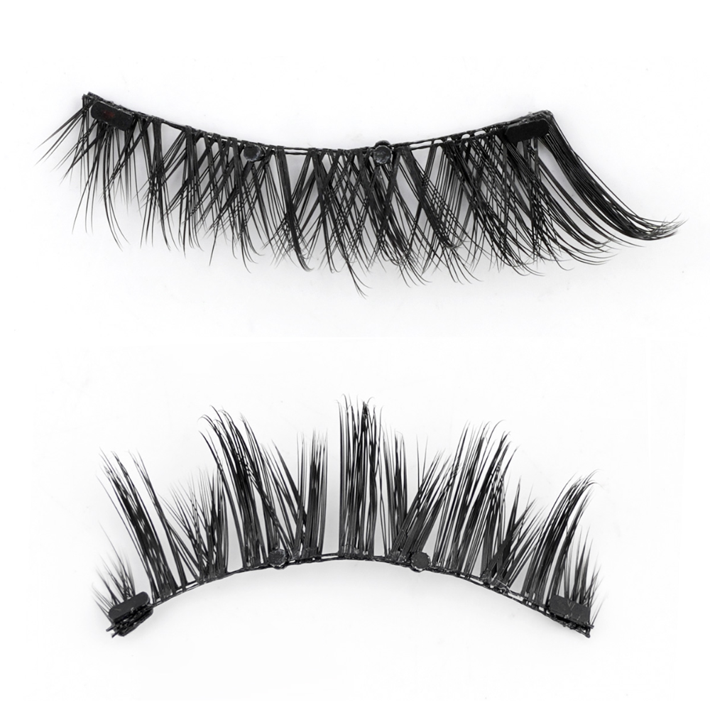 Charly | Professional Magnetic Eyelash Set | Glue-Free & Reusable | 3D Volume Effect | Includes Precision Applicator | Wind & Water Resistant | Hypoallergenic
