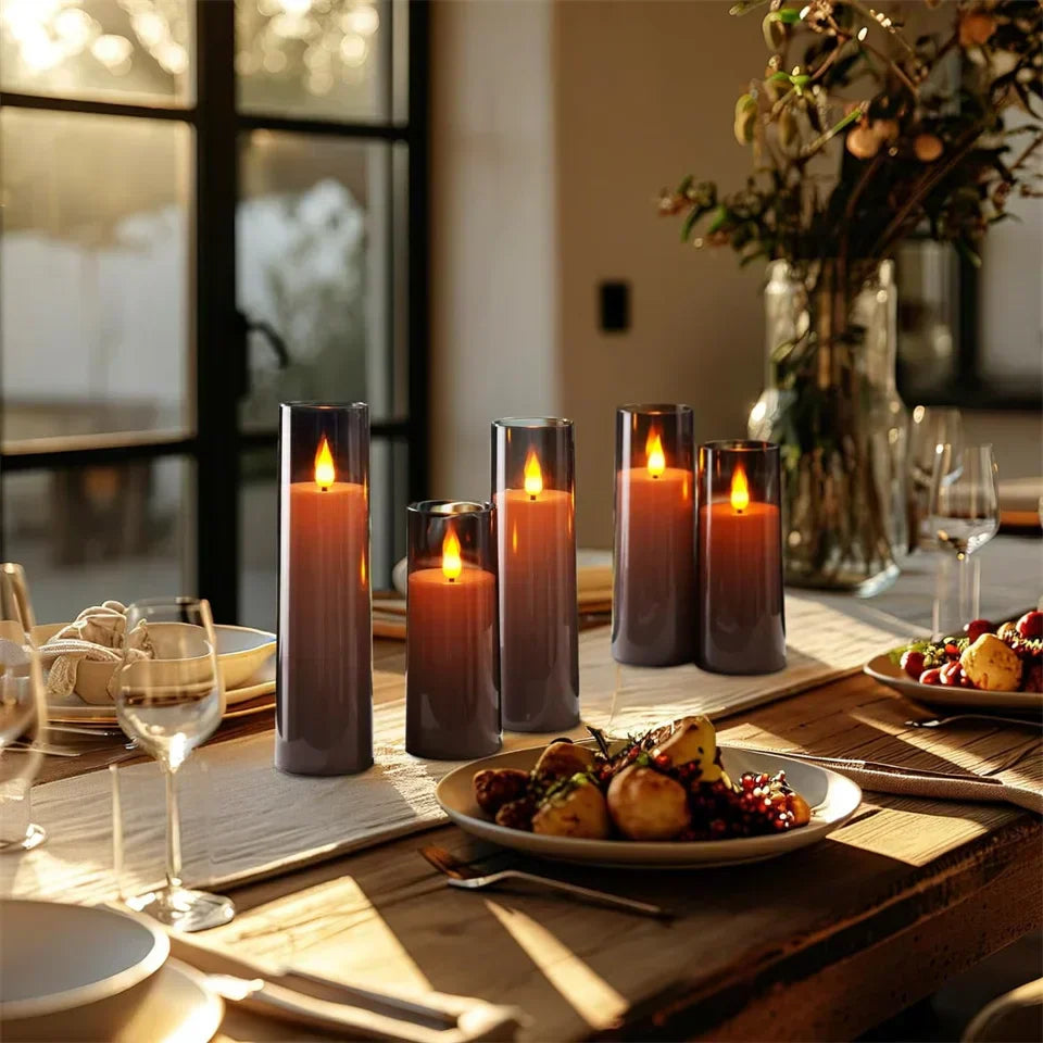 Charly | Realistic LED Candles with Atmospheric Flame Effect