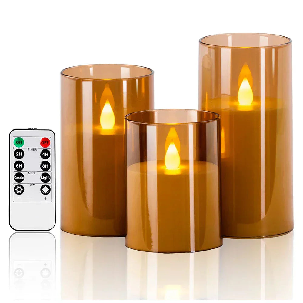Charly | Realistic LED Candles with Atmospheric Flame Effect