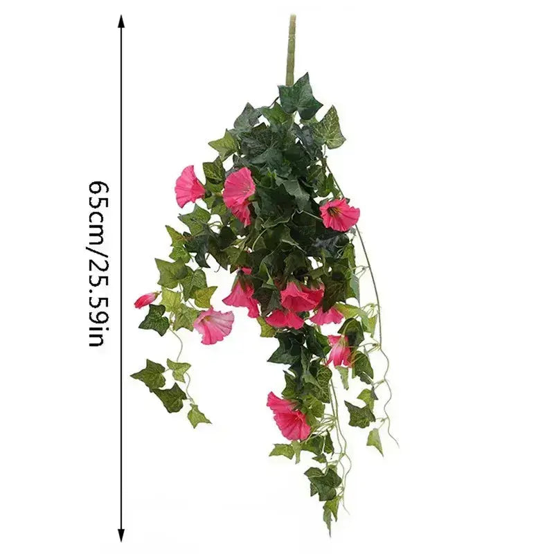 Charly | Realistic, UV-resistant artificial morning glory - Buy one, get one!