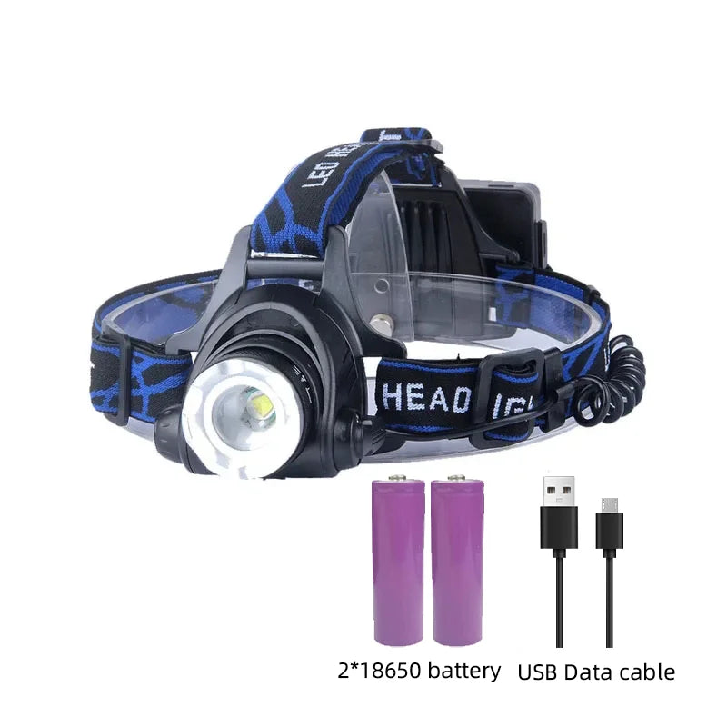 Charly | Rechargeable LED Headlamp with Adjustable Zoom
