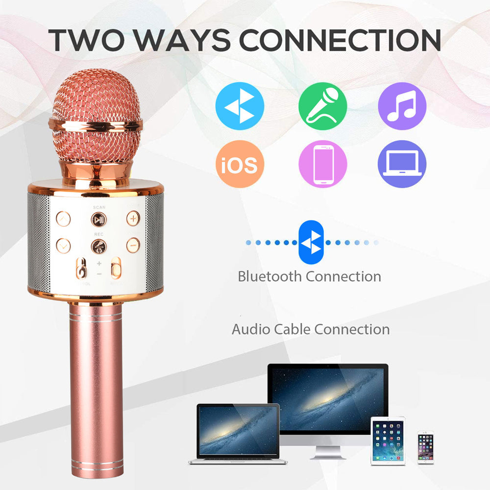 Charly | Rechargeable Wireless Bluetooth Karaoke Microphone
