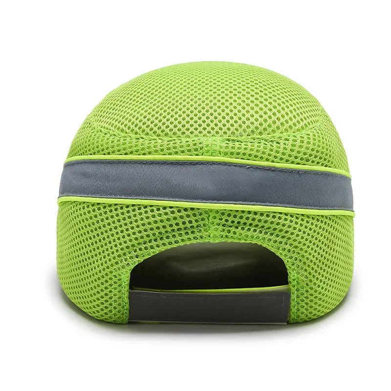 Charly | Red Safety Bump Cap - Helmet with hard ABS inner core for head protection at home, work, and factory
