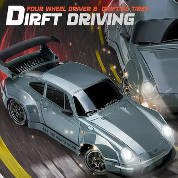 Charly | Retro Drift Master – 4WD RC Car with LED Lights