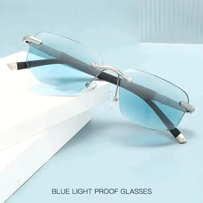 Charly | Sapphire High Hardness Anti-Blue Light Wide and Near Reading Glasses Sunglasses
