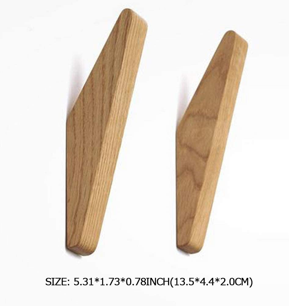 Charly | Scandi Set of 6 Wooden Coat Hooks