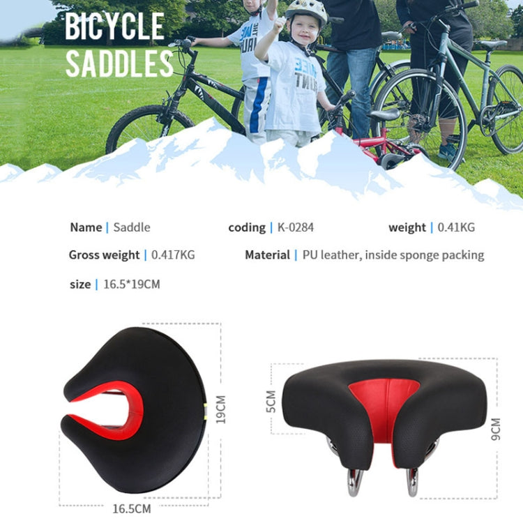 Charly | Seamless Bicycle Seat Mountain Bike Thick Soft Padding (Green)