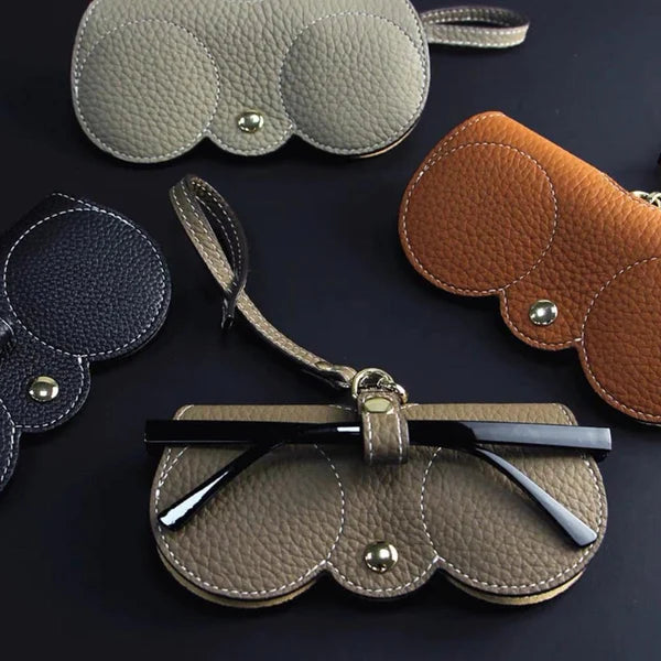 Charly | ShadeShield Soft Leather Sunglasses Case